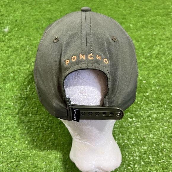 Poncho Outdoors Duck Hat Snapback Rope‎ Embroidered EUC Olive Drab Hunting. - Picture 4 of 6